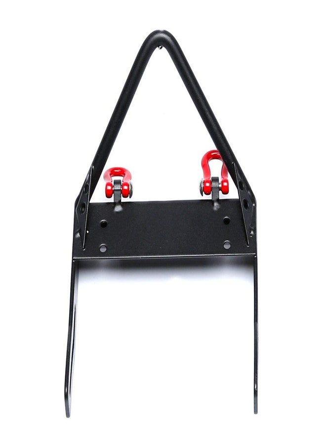 DJX Steel Front Bumper with Winch Mount Shackles for 1/10 Axial SCX10 RC Rock Crawler - Image 3